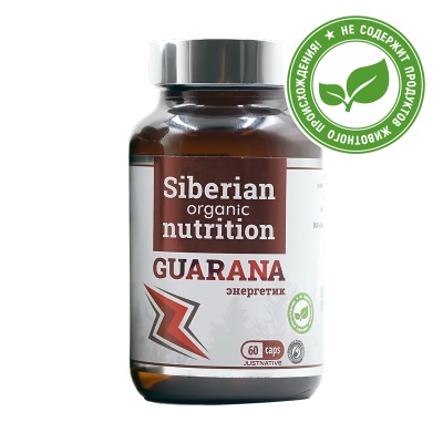 Энергетик Siberian Nutrition Экстракт гуараны 60 капсул