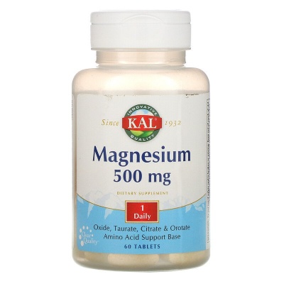 Витамины Innovative Quality KAL Magnesium 500 мг 60 таблеток