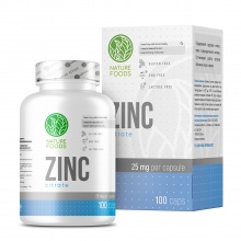  Nature Foods Zinc Citrate 25  100 